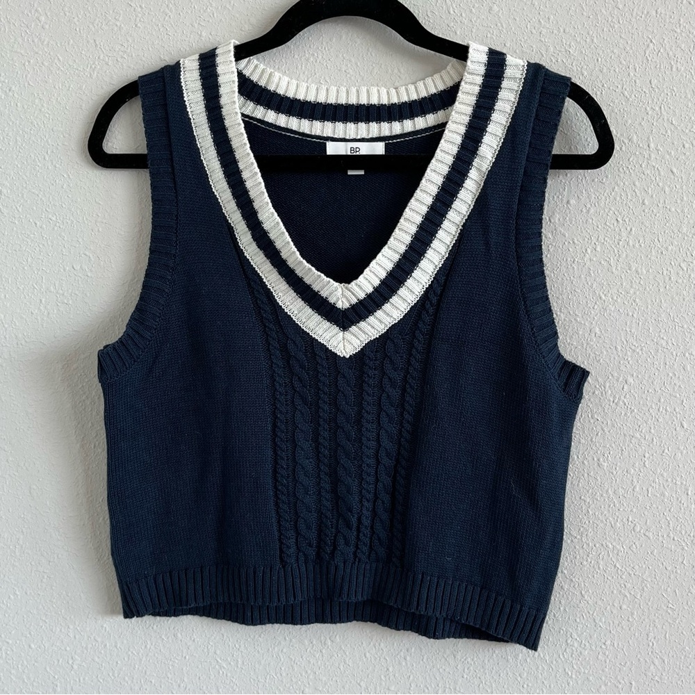 Sweater tank top